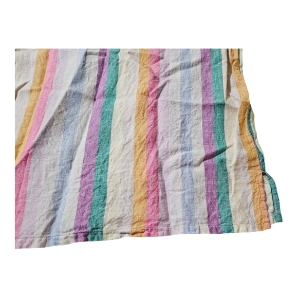 C&C California rainbow striped linen top size Medium - Picture 5 of 7